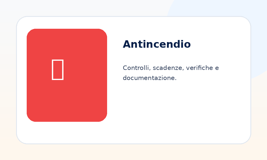 Immagine soluzione ReportOne Antincendio