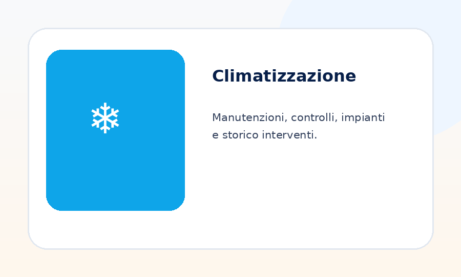 Immagine modello Climatizzazione ReportOne