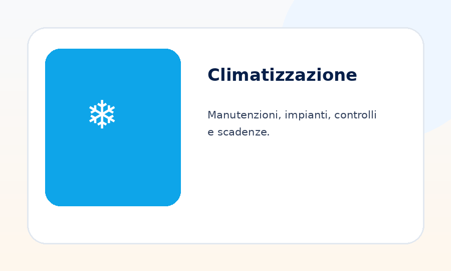Immagine soluzione ReportOne Climatizzazione