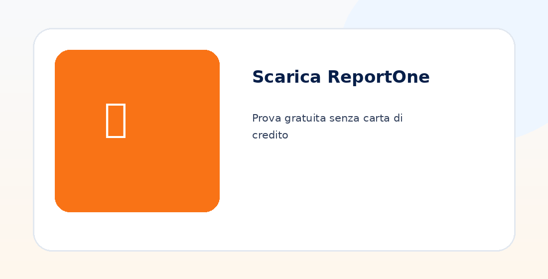 Mockup invito download gratuito ReportOne